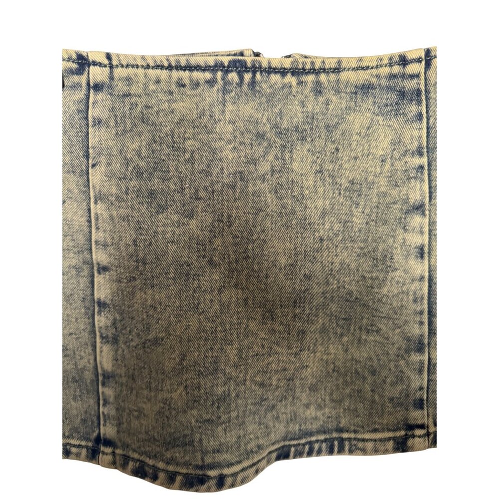2/$30 NWT PrettyLittleThing 6 Greenish Tint Vintage Wash Low Rise - Picture 7 of 15